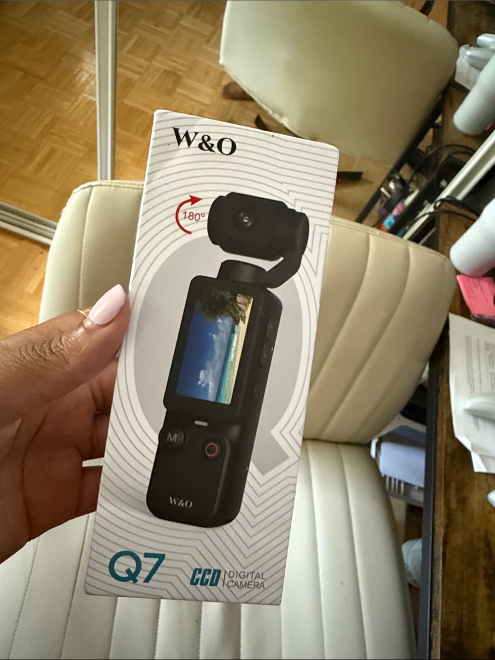 W&O Q7 Handheld Gimbal Camera - Black